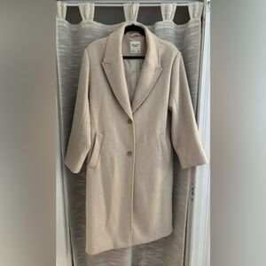 Abercrombie & Fitch Cream Trench Coat